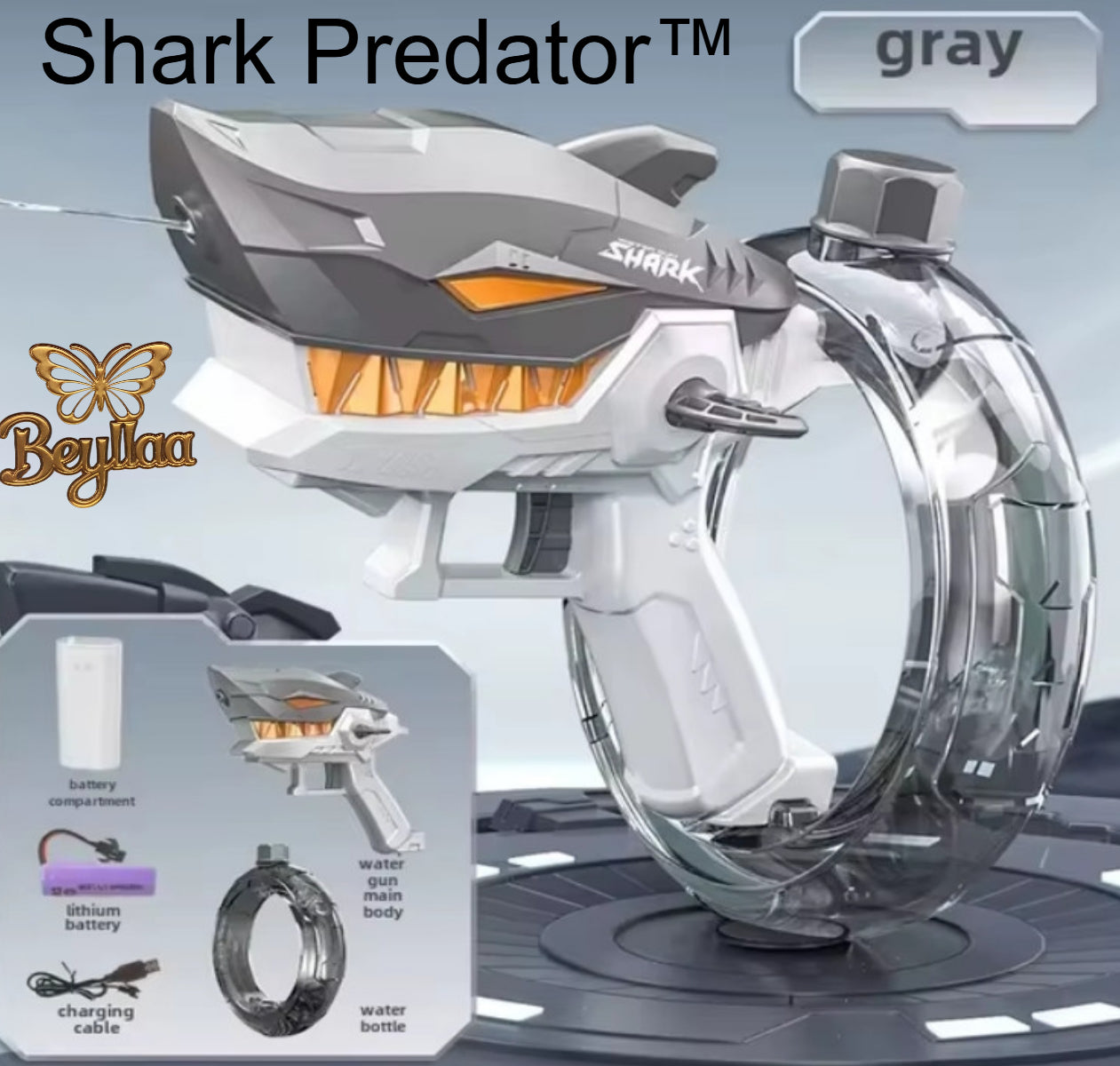 Shark Predator™ Pistola Tiburon de agua ⭐️⭐️⭐️⭐️⭐️